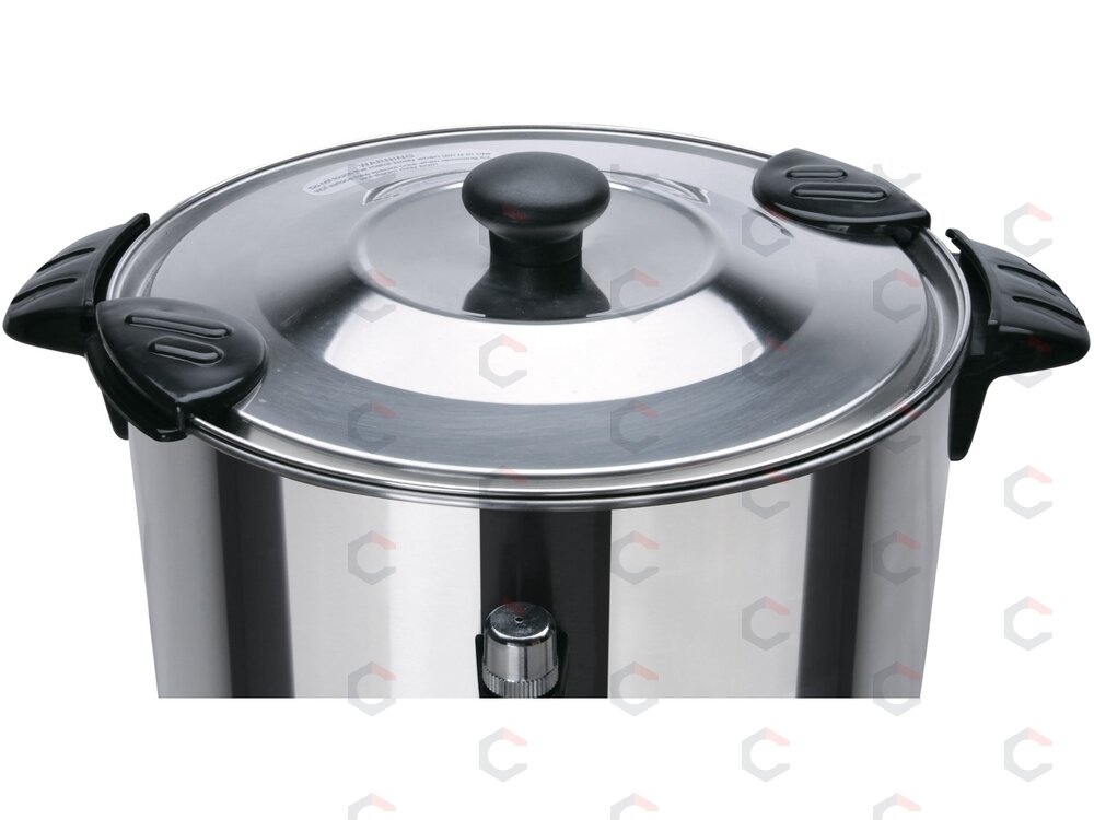 Vandens šildytuvas | nerūdijantis plienas | 22 l | 2500–3000 W | 30–110 °C | Ø 268 mm | aukštis 602 mm (YG-04324) 1 Vandens šildytuvas | nerūdijantis plienas | 22 l | 2500–3000 W | 30–110 °C | Ø 268 mm | aukštis 602 mm (YG-04324) 1