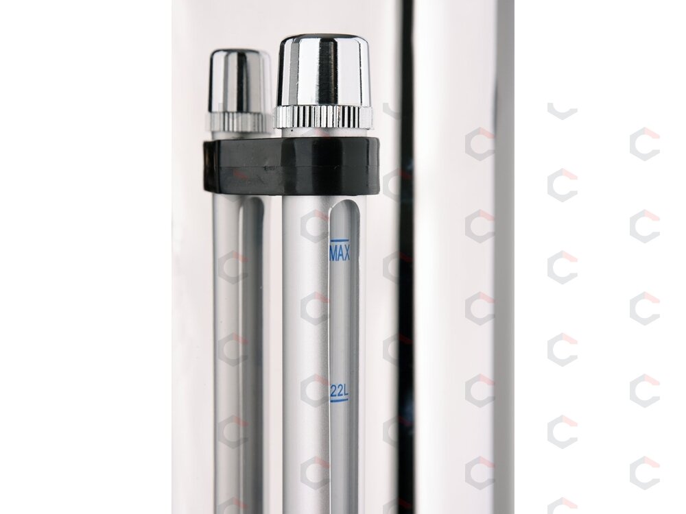 Vandens šildytuvas | nerūdijantis plienas | 22 l | 2500–3000 W | 30–110 °C | Ø 268 mm | aukštis 602 mm (YG-04324) 3 Vandens šildytuvas | nerūdijantis plienas | 22 l | 2500–3000 W | 30–110 °C | Ø 268 mm | aukštis 602 mm (YG-04324) 3