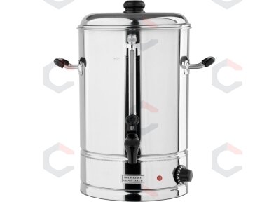 Vandens šildytuvas | nerūdijantis plienas | 12 l | 2500 W | 30–110 °C | Ø 265 mm | aukštis 430 mm (YG-04316)