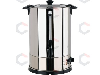Vandens šildytuvas | nerūdijantis plienas | 15 l | 1800 W | 30–110 °C | Ø 268 mm | aukštis 464 mm (YG-04315)