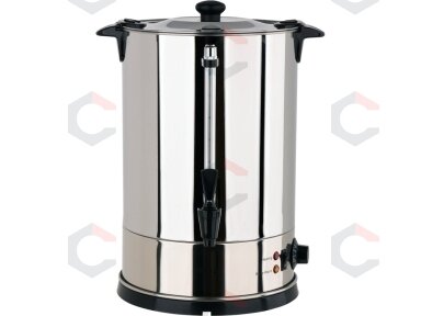 Vandens šildytuvas | nerūdijantis plienas | 16 l | 2600 W | 30–110 °C | Ø 268 mm | aukštis 503 mm (YG-04318)