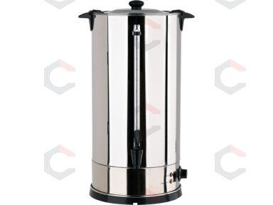 Vandens šildytuvas | nerūdijantis plienas | 22 l | 2500–3000 W | 30–110 °C | Ø 268 mm | aukštis 602 mm (YG-04324)