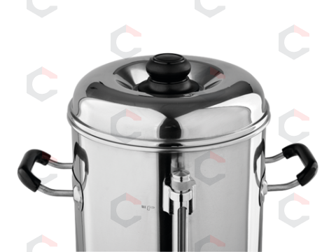 Vandens šildytuvas | nerūdijantis plienas | 25 l | 3000 W | 30–110 °C | Ø 360 mm | aukštis 430 mm (YG-04321) 6 Vandens šildytuvas | nerūdijantis plienas | 25 l | 3000 W | 30–110 °C | Ø 360 mm | aukštis 430 mm (YG-04321) 6