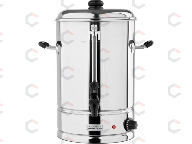 Vandens šildytuvas | nerūdijantis plienas | 12 l | 2500 W | 30–110 °C | Ø 265 mm | aukštis 430 mm (YG-04316) Vandens šildytuvas | nerūdijantis plienas | 12 l | 2500 W | 30–110 °C | Ø 265 mm | aukštis 430 mm (YG-04316)