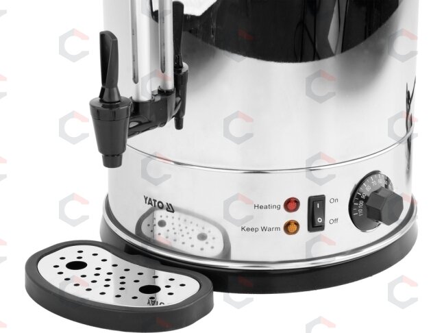 Vandens šildytuvas | nerūdijantis plienas | 16 l | 2600 W | 30–110 °C | Ø 268 mm | aukštis 503 mm (YG-04318) 8 Vandens šildytuvas | nerūdijantis plienas | 16 l | 2600 W | 30–110 °C | Ø 268 mm | aukštis 503 mm (YG-04318) 8