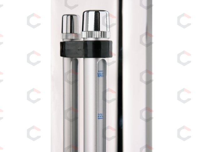 Vandens šildytuvas | nerūdijantis plienas | 22 l | 2500–3000 W | 30–110 °C | Ø 268 mm | aukštis 602 mm (YG-04324) 3 Vandens šildytuvas | nerūdijantis plienas | 22 l | 2500–3000 W | 30–110 °C | Ø 268 mm | aukštis 602 mm (YG-04324) 3