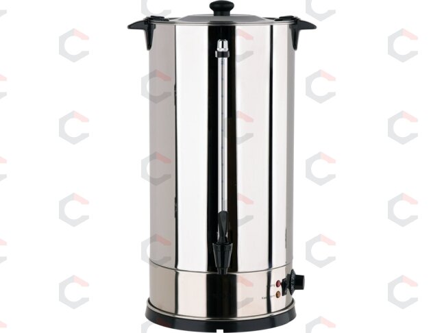 Vandens šildytuvas | nerūdijantis plienas | 22 l | 2500–3000 W | 30–110 °C | Ø 268 mm | aukštis 602 mm (YG-04324) Vandens šildytuvas | nerūdijantis plienas | 22 l | 2500–3000 W | 30–110 °C | Ø 268 mm | aukštis 602 mm (YG-04324)