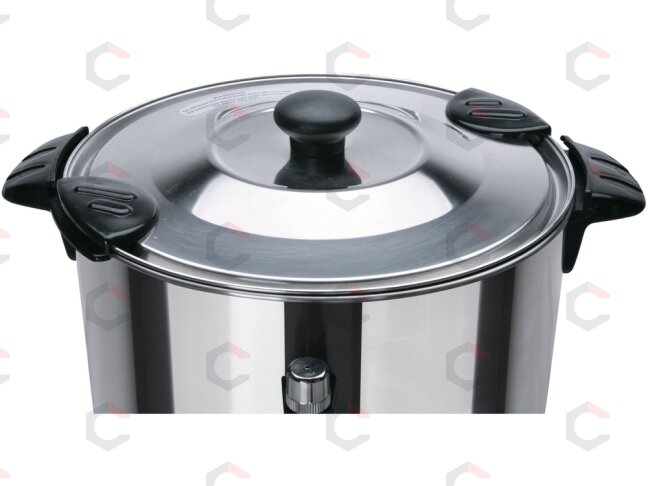Vandens šildytuvas | nerūdijantis plienas | 8,8 l | 900–1000 W | 30–110 °C | Ø 220 mm | aukštis 440 mm (YG-04301) 2 Vandens šildytuvas | nerūdijantis plienas | 8,8 l | 900–1000 W | 30–110 °C | Ø 220 mm | aukštis 440 mm (YG-04301) 2
