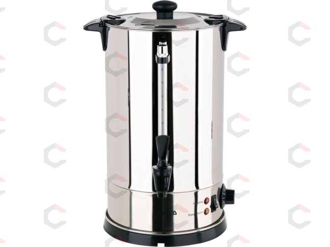 Vandens šildytuvas | nerūdijantis plienas | 8,8 l | 900–1000 W | 30–110 °C | Ø 220 mm | aukštis 440 mm (YG-04301) Vandens šildytuvas | nerūdijantis plienas | 8,8 l | 900–1000 W | 30–110 °C | Ø 220 mm | aukštis 440 mm (YG-04301)