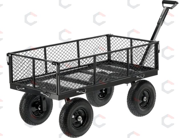 XL sodo vežimėlis 450 kg | 13" ratai (YT-86970) 9 XL sodo vežimėlis 450 kg | 13" ratai (YT-86970) 9