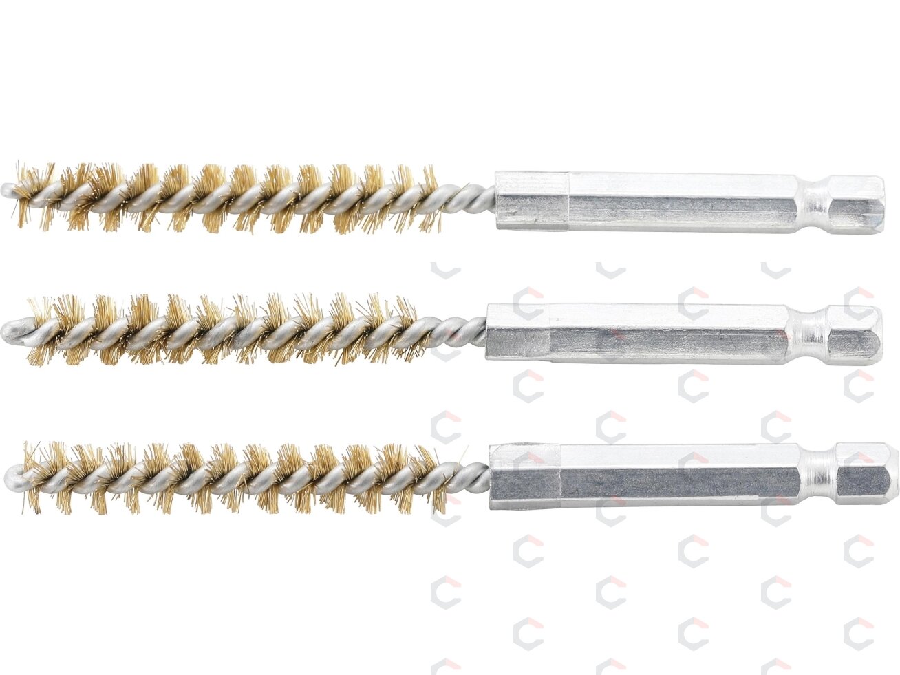 Žalvariniai šepečiai vamzdeliams | 8 mm | 6,3 mm (1/4") | 3 vnt. (3078-8-M) Žalvariniai šepečiai vamzdeliams | 8 mm | 6,3 mm (1/4") | 3 vnt. (3078-8-M)