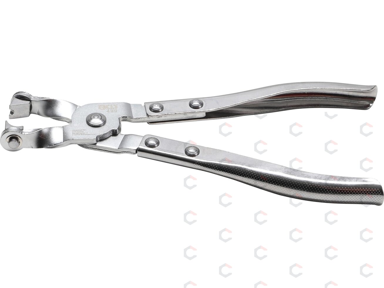 Žarnų sąvaržų replės su pasukamais antgaliais | 210 mm (499)