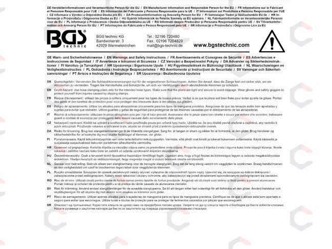 Žarnų gnybto nuėmimo įrankis | 0 - 40 mm (8805) 4 Žarnų gnybto nuėmimo įrankis | 0 - 40 mm (8805) 4
