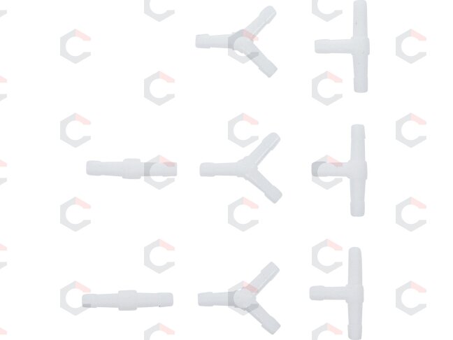 Žarnų jungčių asortimentas | Atsparūs degalams | 3 mm | 8 vnt. (8790-3) 2 Žarnų jungčių asortimentas | Atsparūs degalams | 3 mm | 8 vnt. (8790-3) 2