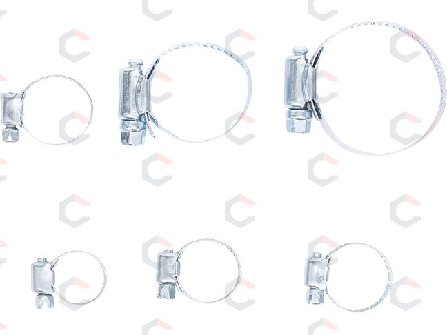 Žarnų sąvaržų asortimentas | Ø 4-45 mm | 6 vnt. (80855) 1 Žarnų sąvaržų asortimentas | Ø 4-45 mm | 6 vnt. (80855) 1