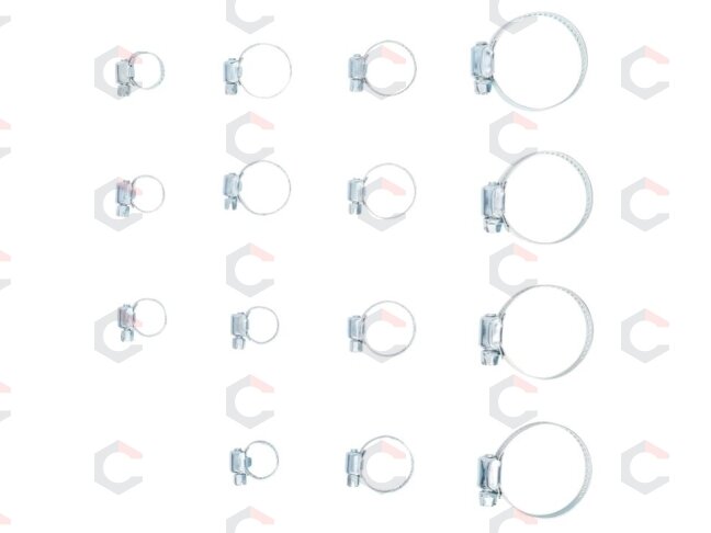 Žarnų sąvaržų rinkinys | Ø 10 - 45 mm | 15 vnt. (88185) 2 Žarnų sąvaržų rinkinys | Ø 10 - 45 mm | 15 vnt. (88185) 2