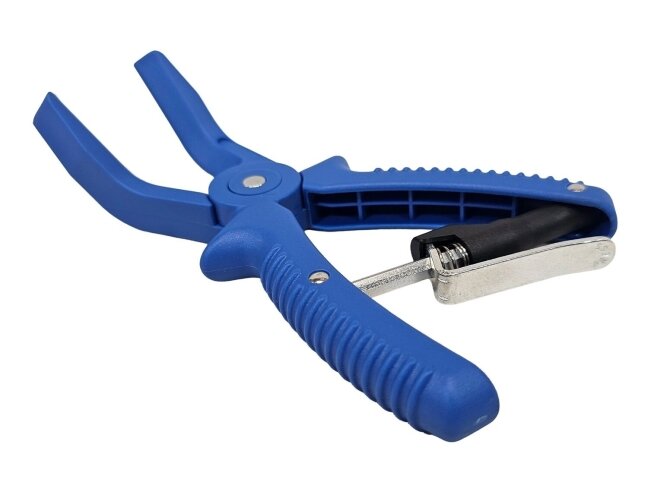 Žarnų užspaudimo replės lenktos su fiksavimo mechanizmu | 220 mm (SK9274S) 1