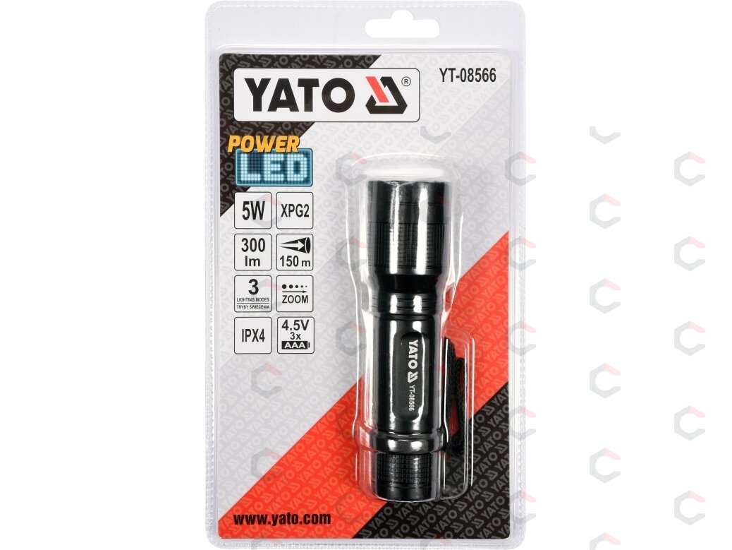 Žibintuvėlis XPG2 CREE 5W, 126X34MM (YT-08566) 2 Žibintuvėlis XPG2 CREE 5W, 126X34MM (YT-08566) 2