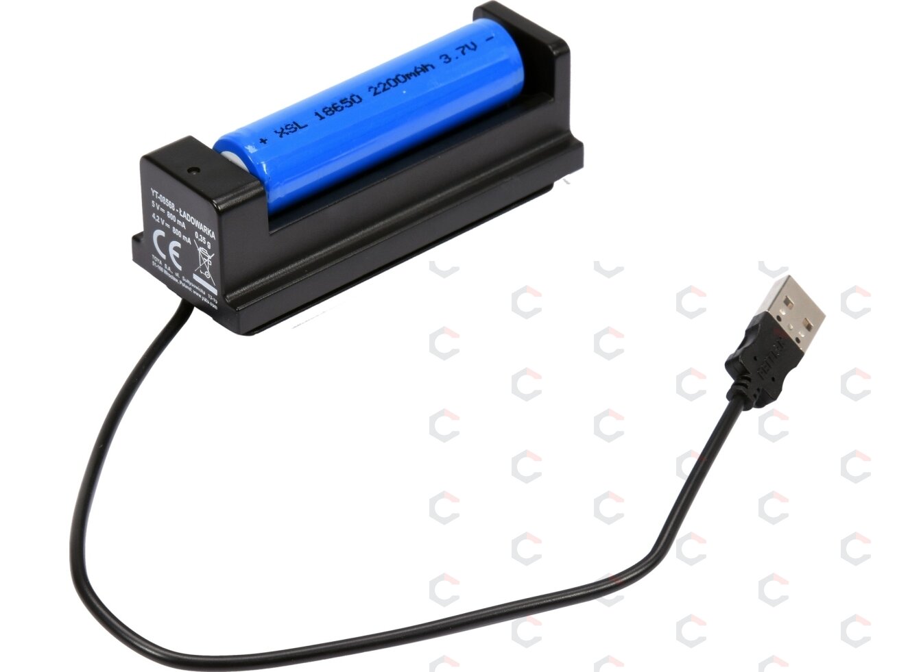 Žibintuvėlis XP-G3 CREE 6W Akumuliatorinis (YT-08568) 1 Žibintuvėlis XP-G3 CREE 6W Akumuliatorinis (YT-08568) 1