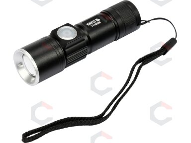 Žibintuvėlis XT-E CREE 5W USB, 94X27MM Akumuliatorinis (YT-08569) Žibintuvėlis XT-E CREE 5W USB, 94X27MM Akumuliatorinis (YT-08569)