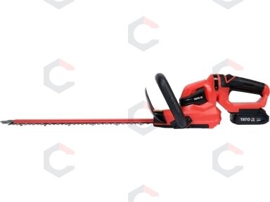 Žirklės gyvatvorei | 18V 45 CM + 2AH + įkroviklis (YT-828331)