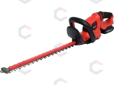 Žirklės gyvatvorei | 18V 45 CM + 2AH + įkroviklis (YT-828331)