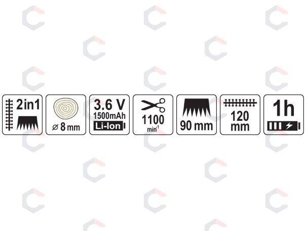 Žirklės žolei | gyvatvorei | 3,6V (79502) 5 Žirklės žolei | gyvatvorei | 3,6V (79502) 5