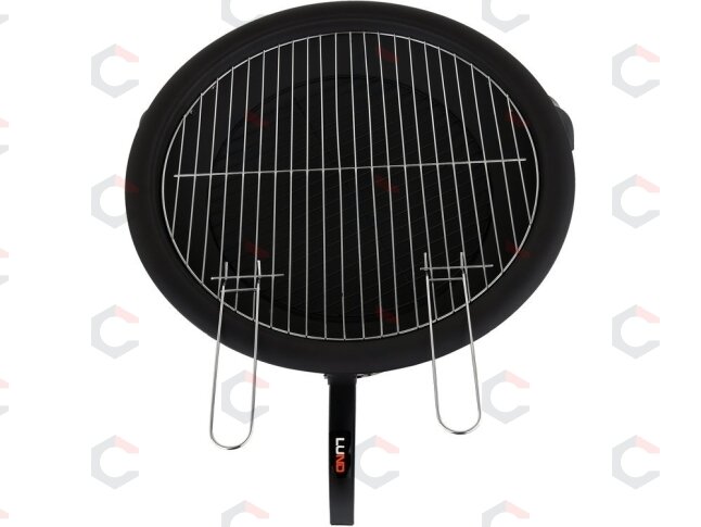 Židinys / laužavietė / grilis | nešiojamas | juodas plienas | 56 cm (99701) 3