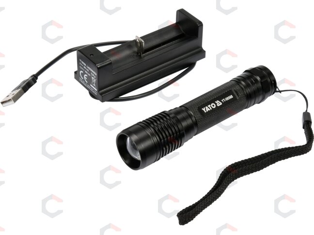 Žibintuvėlis XP-G3 CREE 6W Akumuliatorinis (YT-08568) Žibintuvėlis XP-G3 CREE 6W Akumuliatorinis (YT-08568)