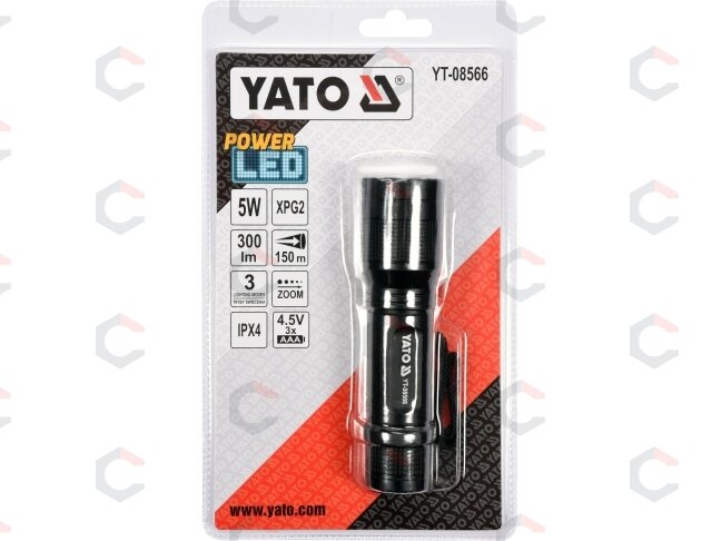 Žibintuvėlis XPG2 CREE 5W, 126X34MM (YT-08566) 2 Žibintuvėlis XPG2 CREE 5W, 126X34MM (YT-08566) 2