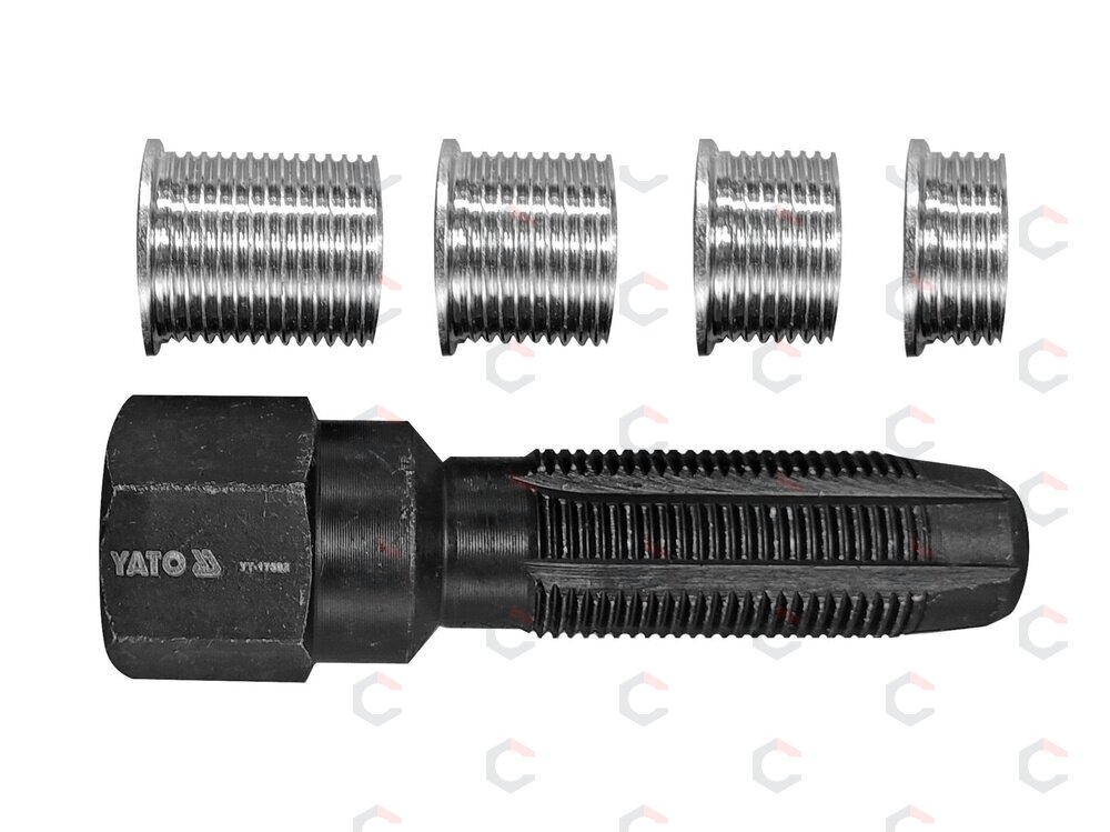 Žvakės sriegio remonto rinkinys | M14x1.25 mm / M16x1.25 mm (YT-17582) 3 Žvakės sriegio remonto rinkinys | M14x1.25 mm / M16x1.25 mm (YT-17582) 3