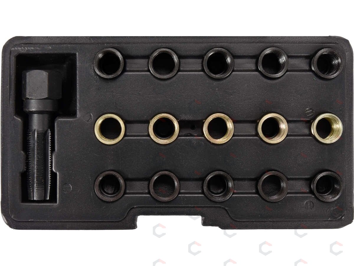 Žvakės sriegio lizdo remonto rinkinys | M14 x 1,25 mm | 16 vnt. (YT-17580) Žvakės sriegio lizdo remonto rinkinys | M14 x 1,25 mm | 16 vnt. (YT-17580)