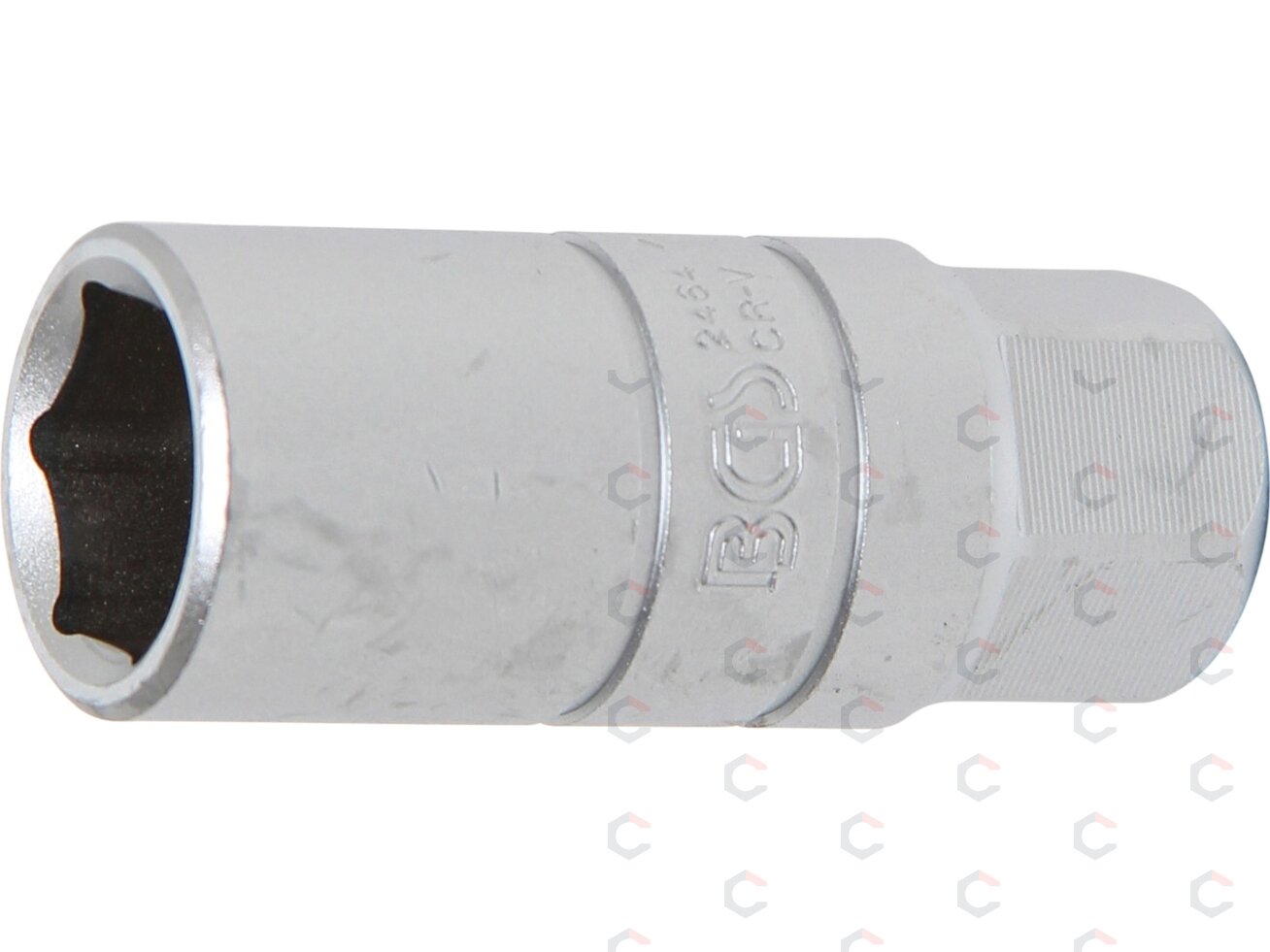 Žvakinė galvutė motociklams šešiakampė | 10 mm (3/8") | 18 mm (2464) Žvakinė galvutė motociklams šešiakampė | 10 mm (3/8") | 18 mm (2464)