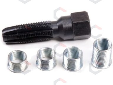 Žvakės sriegio remonto rinkinys | M14 x 1,25 mm | 5 vnt. (SK0914) Žvakės sriegio remonto rinkinys | M14 x 1,25 mm | 5 vnt. (SK0914)