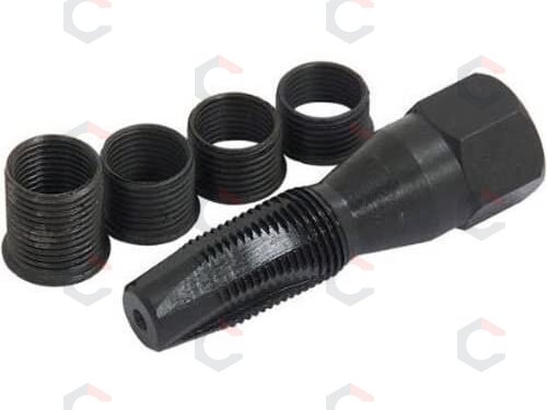 Žvakės sriegio remonto rinkinys | M14 x 1,25 mm | 5 vnt. (SK0914) 1 Žvakės sriegio remonto rinkinys | M14 x 1,25 mm | 5 vnt. (SK0914) 1