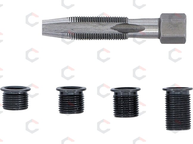 Žvakės sriegio remonto rinkinys | M10 x 1.00 mm (165) 2 Žvakės sriegio remonto rinkinys | M10 x 1.00 mm (165) 2