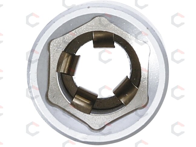 Žvakinė galvutė šešiakampė | 12,5 mm (1/2") | 18 mm (2402) 1 Žvakinė galvutė šešiakampė | 12,5 mm (1/2") | 18 mm (2402) 1