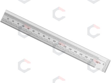 Žymėjimo / įbrėžimo liniuotė | nerūdijantis plienas | kampinė | 180 mm (SR180) Žymėjimo / įbrėžimo liniuotė | nerūdijantis plienas | kampinė | 180 mm (SR180)